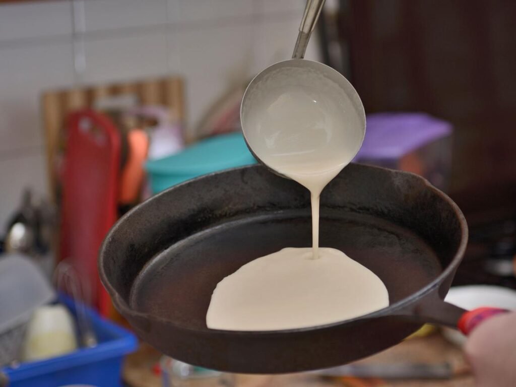 Fluffy Pancakes with Syrup Recipe