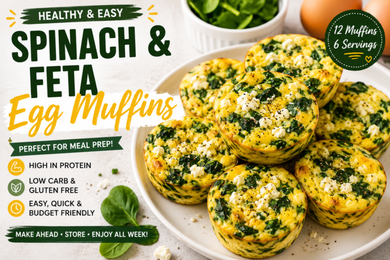 Spinach and Feta Egg Muffins