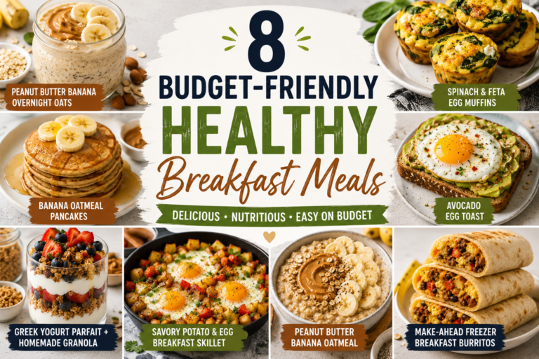 8 Budget-Friendly Healthy Breakfast meals