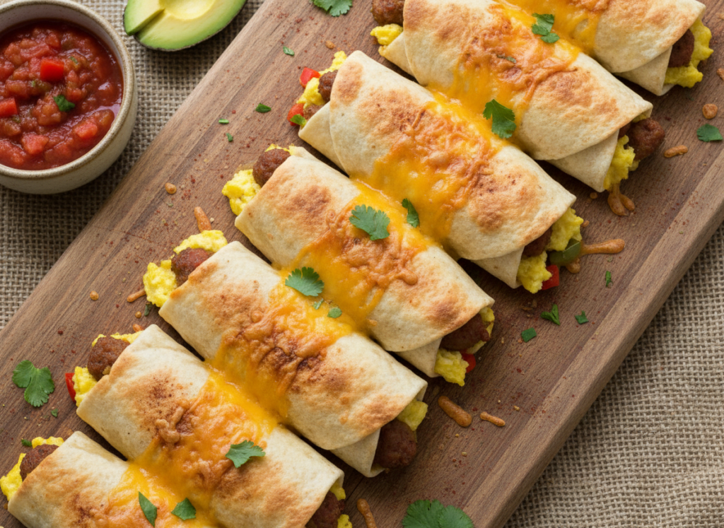 Make-Ahead Freezer Breakfast Burritos 